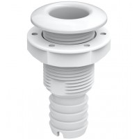 Сливной штуцер с обратным клапаном Seaflo SFTH1 1-1/8”, PP+GF, белый (SFTH1-1125-01V)