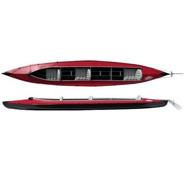 Байдарка каркасная Neris Alu-3 Expedition (красная)