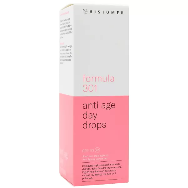 Сыворотка дневная антивозрастная / 301 ANTI AGE DAY DROPS SPF 50 / Histomer
