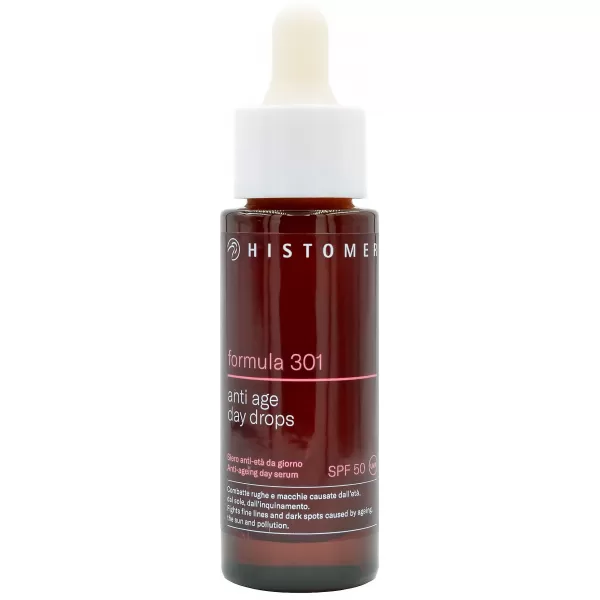 Сыворотка дневная антивозрастная / 301 ANTI AGE DAY DROPS SPF 50 / Histomer
