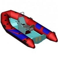Надувний човен Adventure Vesta V-450 Sport (червоний)