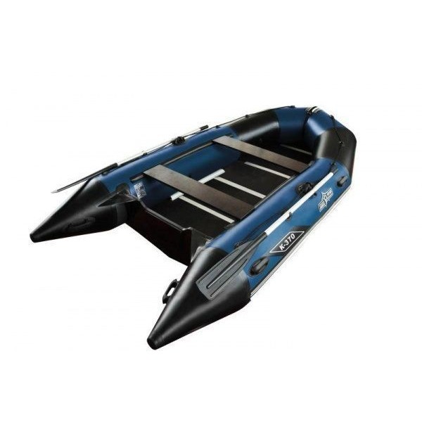 Синяя надувная лодка AquaStar K-370