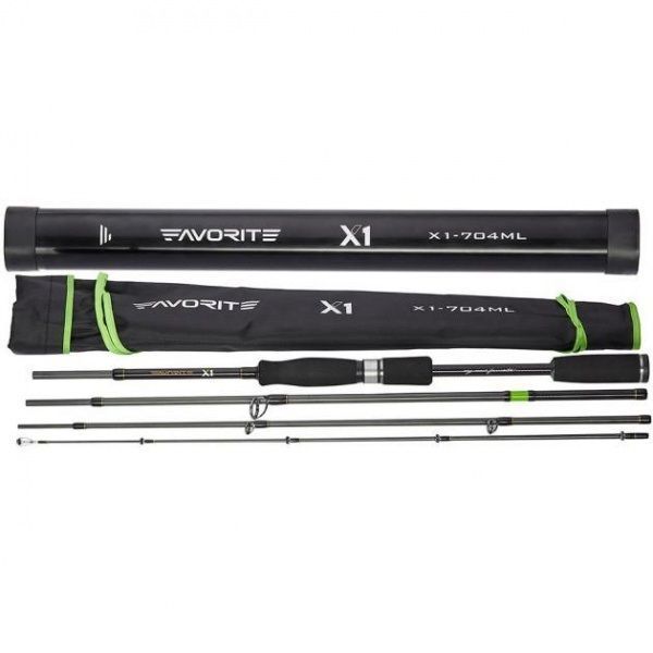 Спиннинг Favorite X1 Travel 764M 2.29m 7-24g Fast (1693.04.87)