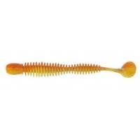 Силикон Reins Bubbling Shad 4" 308 Marble Chart Orange 6 шт