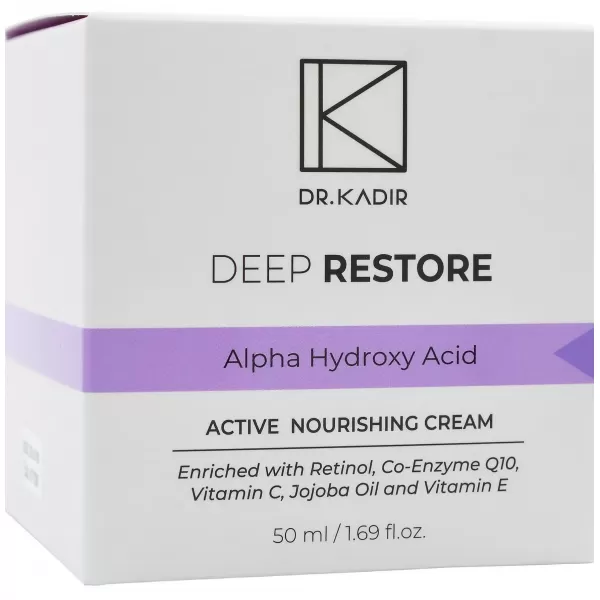 Ночной питательный крем глубокое восстановление / Deep Restore Active Nourishing Cream / Dr.Kadir