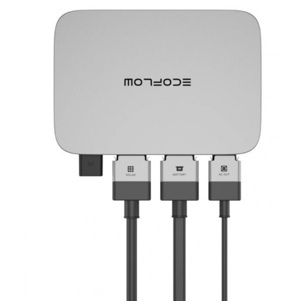 Комплект энергонезависимости EcoFlow PowerStream – микроинвертор 600W + зарядная станция Delta Max 2000 + 2 x 400W стационарные солнечные панели
