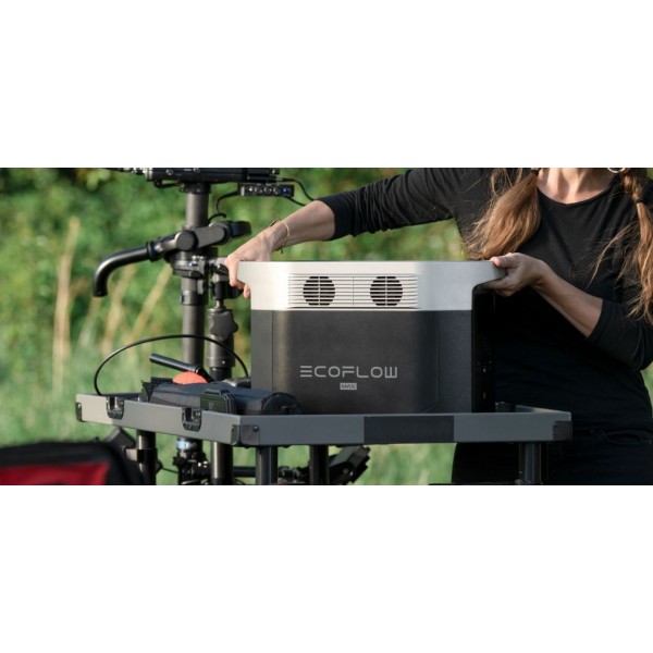 Комплект энергонезависимости EcoFlow PowerStream – микроинвертор 600W + зарядная станция Delta Max 2000 + 2 x 400W стационарные солнечные панели