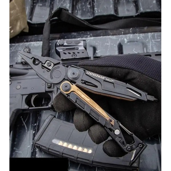 Мультитул Leatherman MUT EOD Black, чехол Molle оливковый, картонная коробка (833119)