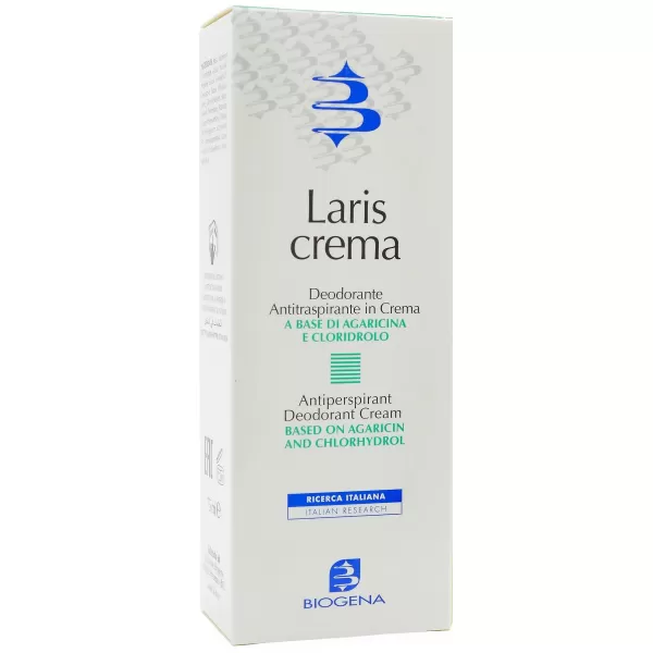 Крем антиперспирант-дезодорант / LARIS CREMA / Biogena