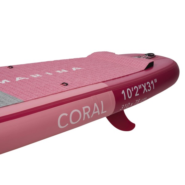 Надувная SUP доска Aqua Marina Coral Raspberry Advanced All-Around 10.2 iSUP (BT-23COPR)