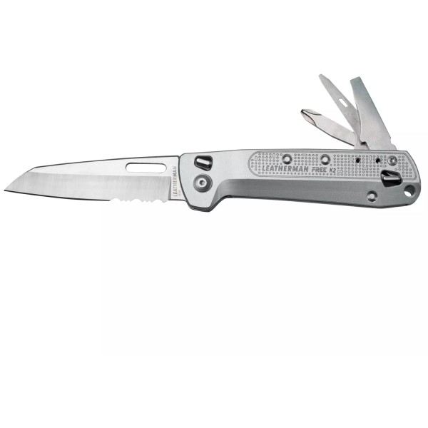 Нож-мультитул Leatherman Free K2x Silver (832654)