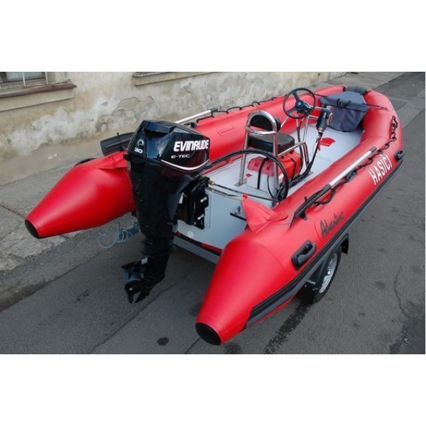 Надувная лодка Adventure Master II М-470 — красная