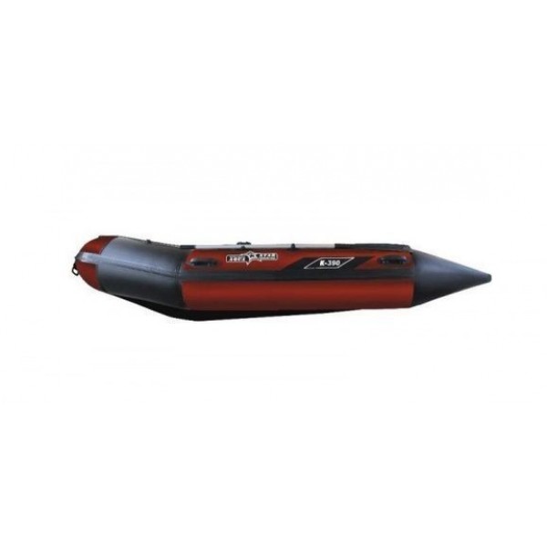 Красная надувная лодка AquaStar K-390