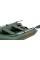 Надувная лодка Колибри КМ-245 (Kolibri KM-245): моторная без настила, зелёная