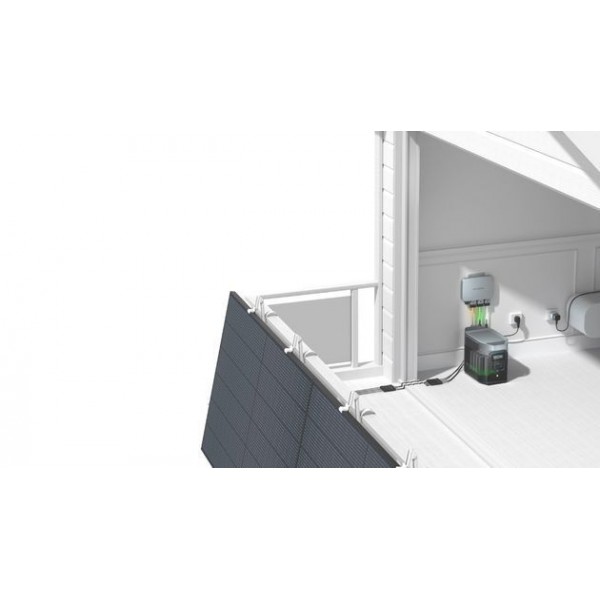 Комплект энергонезависимости EcoFlow PowerStream – микроинвертор 800W + зарядная станция Delta Pro
