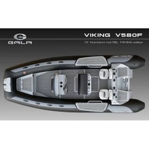 Крейсерский RIB Kolibri Gala Viking V580F (Fishing)