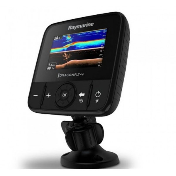 Эхолот Raymarine Dragonfly 4 DVS, CHIRP Downvision, CHIRP CPT-DVS (E70292)