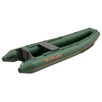 Надувное каноэ Колибри КМ-330С (Kolibri KM-330C) без настила, зелёное