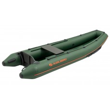 Надувное каноэ Колибри КМ-330С (Kolibri KM-330C) без настила, зелёное