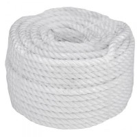 Мотузка Weekender 30 м 10 мм біла, поліестер (twisted rope 10х30 w)