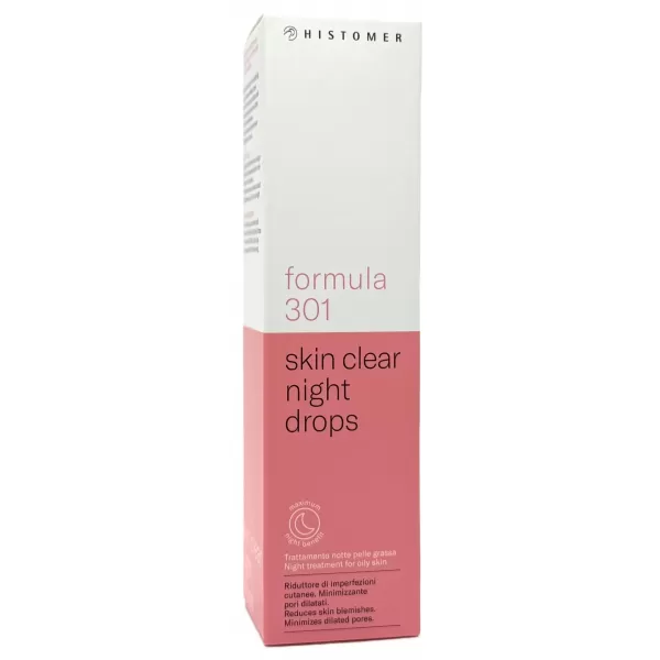 Ночной лосьон для жирной кожи SKIN CLEAR / 301 SKIN CLEAR NIGHT DROPS / Histomer