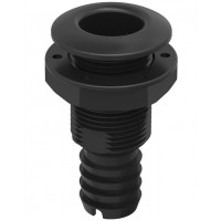 Сливной штуцер с обратным клапаном Seaflo SFTH2 5/8”, nylon+GF, черный (SFTH2-0625-01V)