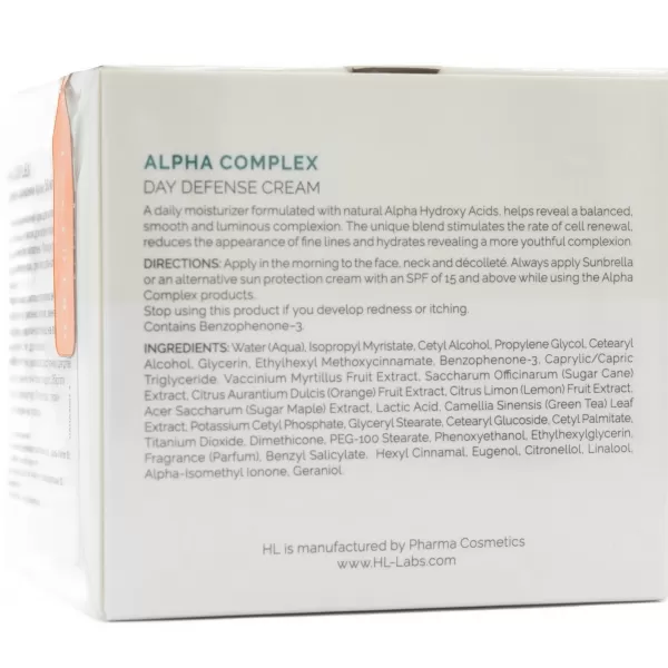 Дневной защитный крем с АНА / ALPHA COMPLEX DAY DEFENSE CREAM / Holy Land