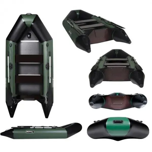 Надувная лодка AquaStar Dingi-Boat D-249-SLD (зеленая)
