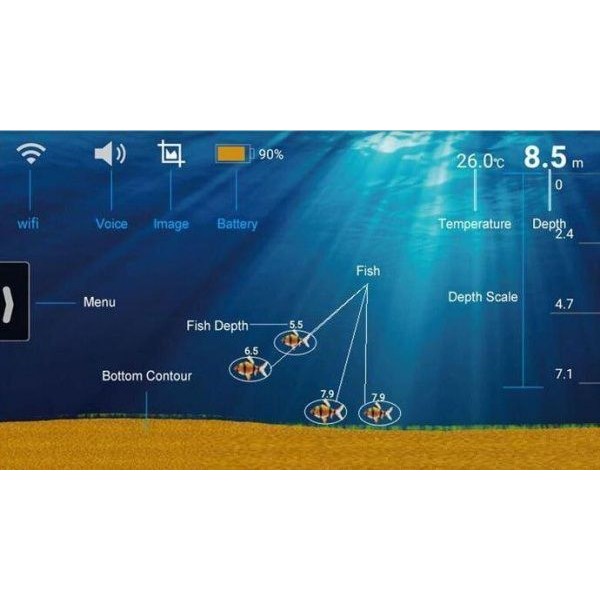 Эхолот Joyle F5 Diper Pro WI-FI