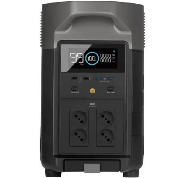 Комплект энергонезависимости EcoFlow PowerStream – микроинвертор 800W + зарядная станция Delta Pro + 2 x 400W стационарные солнечные панели