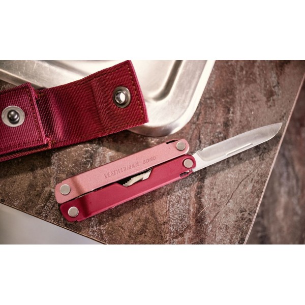 Мультитул Leatherman Bond Heathered Cranberry, нейлоновый чехол (833311)
