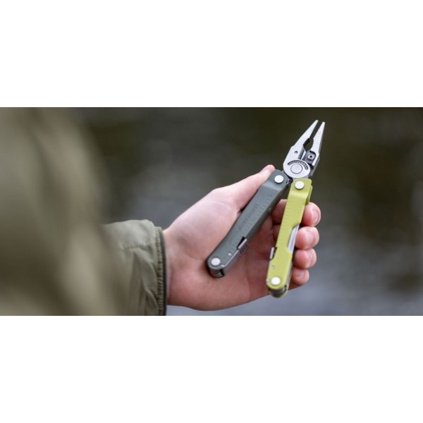 Мультитул Leatherman Rebar Mossy Slate, нейлоновый чехол (833315)
