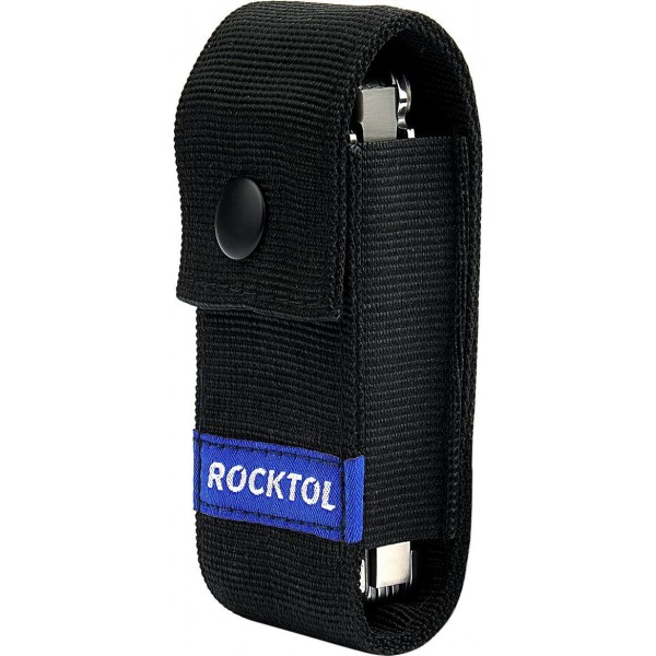 Мультитул Rocktol 19-в-1 с титановым покрытием и нейлоновым чехлом в подарочной коробке (SK02)