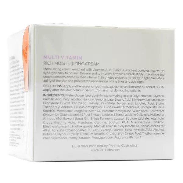 Увлажняющий крем с витаминами / MULTI VITAMIN RICH MOISTURIZING CREAM / Holy Land