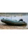 Надувная лодка Колибри КМ-330Д Профи — моторная килевая, фанерный пайол, зелёная
