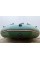 Надувная лодка Колибри КМ-330Д Профи — моторная килевая, фанерный пайол, зелёная