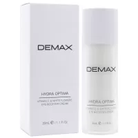 Крем навколо очей "Вітамін C та білі квіти" / Hydra Optima Vital Eye Booster Cream C & White Flowers / Demax