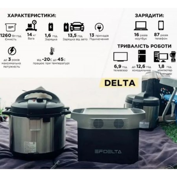 Зарядная станция EcoFlow DELTA (1260 Вт·ч)