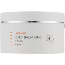 Диски для обличчя змочені лосьйоном / Acnox Daily Balancing Pads / Holy Land