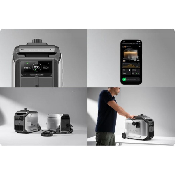 Генератор инверторный двухтопливный EcoFlow Smart Generator 4000 Dual Fuel