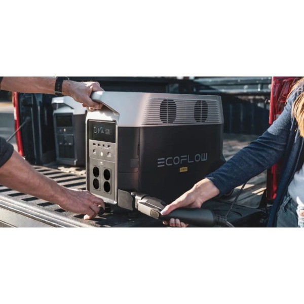 Комплект энергонезависимости EcoFlow PowerStream – микроинвертор 600W + зарядная станция Delta Pro + 2 x 400W стационарные солнечные панели