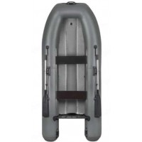 Човен Parsun 300 із суцільним аердеком на днище, сіра (Air 300 gray)