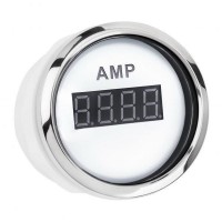Цифровий амперметр I GAUGE 52MM з функцією попередження (білий) LED дисплей (WKAM-DGW)
