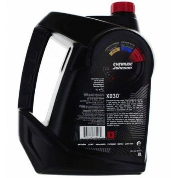 Масло для двухтактных двигателей Evinrude/Johnson XPS XD-30 (TCW3) Gallon (4 литра) (779745)