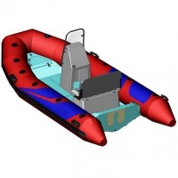 Надувний човен Adventure Vesta V-500 Mini Lux (світло-сіра)