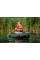 Колибри K-190: гребная надувная лодка без настила, зелёная