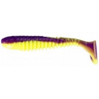 Сил Віброхвіст Berkley Flex Rib Shad FXCRS2.5-PPLCH Purple Chartreuse (1286144)