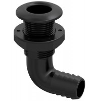 Сливной штуцер угловой Seaflo SFTH2 1-1/8”, черный (SFTH2-1125-02)