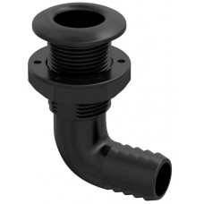 Сливной штуцер угловой Seaflo SFTH2 1-1/8”, черный (SFTH2-1125-02)