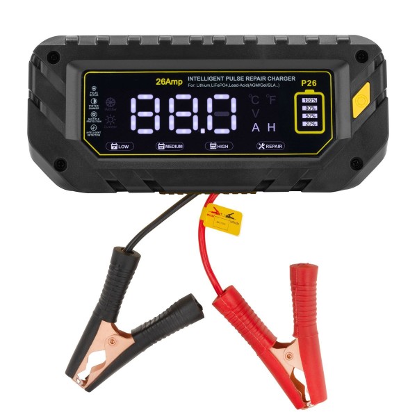 Заряджання HT-RC 26A Smart Battery Charger for Cars Motorcycles 12V/25A 24V/13A 7-Stage Automatic 240W AC Port PD for PB LiFePO4 Lead-Acid (HT-RC C26A)